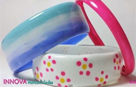 Cosas de Mujeres Manualidades Pulseras hechas con botellas de plástico