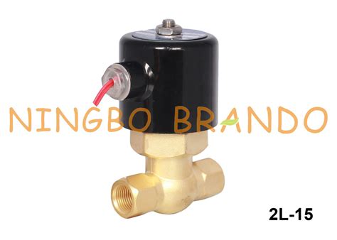 L Brass Steam And Hot Water Solenoid Valve VDC VAC