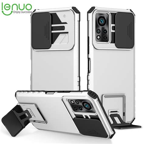 LENUO Phone Case With Adjustable Kickstand For Infinix Hot 12 11 10 9 Play Hot 10s 11s Nfc