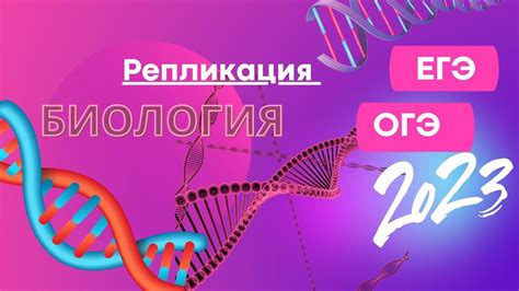 Репликация ДНК | Подготовка ОГЭ | ЕГЭ Биология 2023 Училка Бали - YouTube