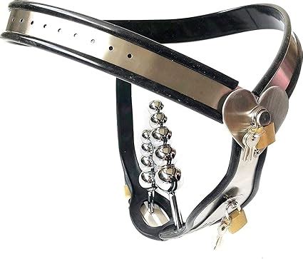 Qnmd Einstellbare Taille Damen Keuschheitsg Rtel Sexy Dessous Fesseln Sm Set Mit Anal Plug