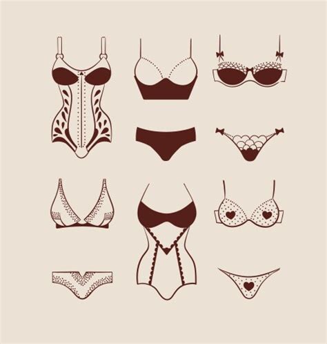 Sexy Vintage Lingerie With Label Royalty Free Vector Image