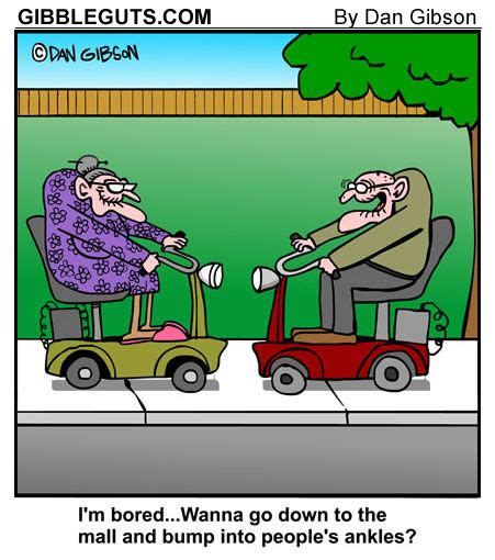 Scooters And Seniors Cartoon Senior Jokes Humor Funny Cartoons