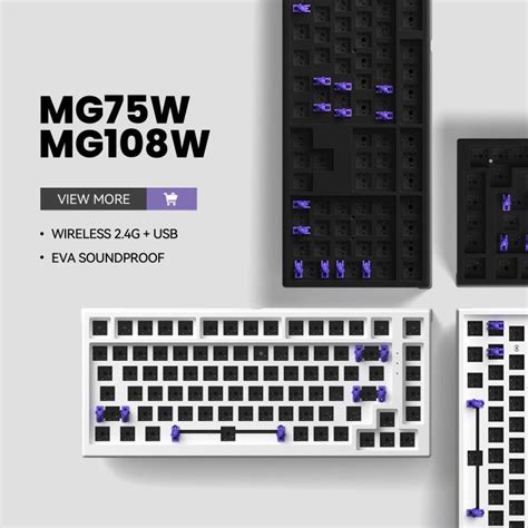 Akko Monsgeek Mg W Mg W Keyboard Kit Key Hot Swap Mechanical Gaming Keyboard Kit Wired