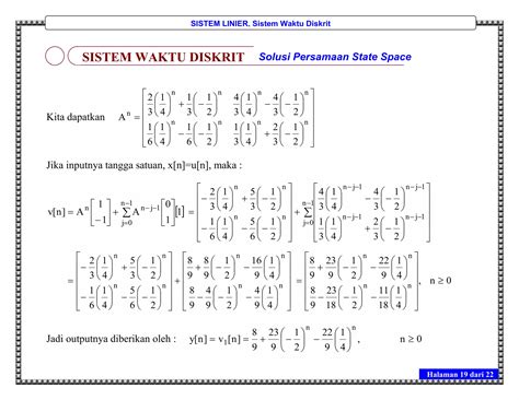 Sistem Lti Waktu Diskrit Ppt