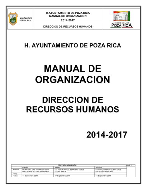 Manual De Organizacion