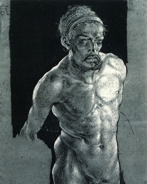 Solve Detail Of Self Portrait Drawing In The Nude Albrecht Durer Ca 1509 Germany Jigsaw