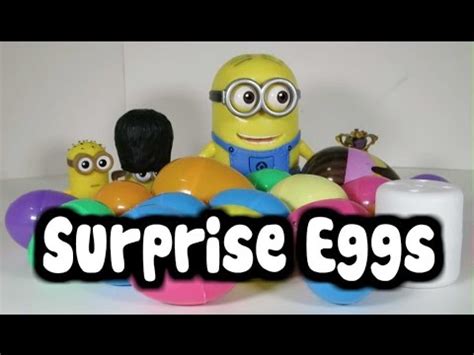 MINION Surprise Eggs Filled With Mini Minions Minion Surprises