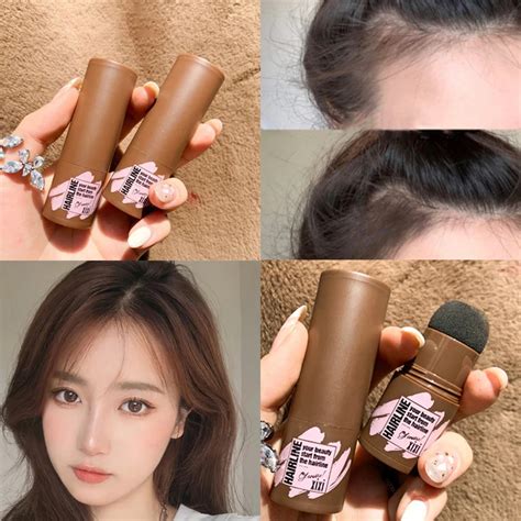 3 Colors Natural Brown Hair Shadow Powder Instantly Cover Hair Root Edge Shadow Hairline Contour