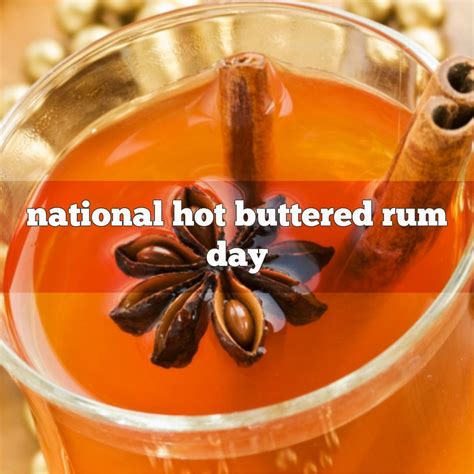 January 17 is National Hot Buttered Rum Day | Hot buttered rum, Rum ...