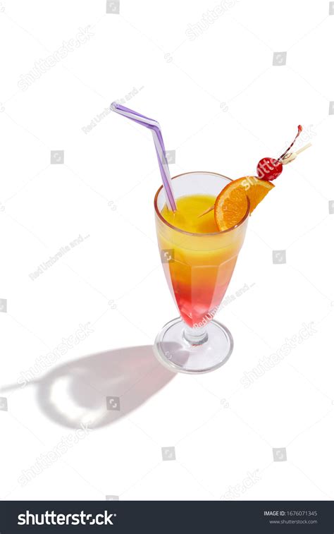 Sex On Beach Cocktail Ice Cubes Stock Photo 1676071345 Shutterstock