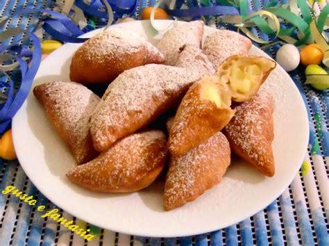 Ravioli Dolci Con Crema Pasticcera Gusto E Fantasia