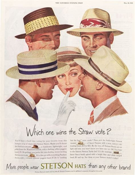 Vintage Ads The City Stetson The Saturday Evening Post