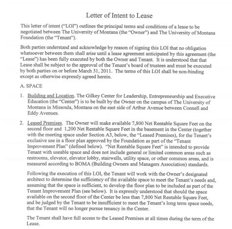 Letter Of Intent To Rent A House Database Letter Template Collection