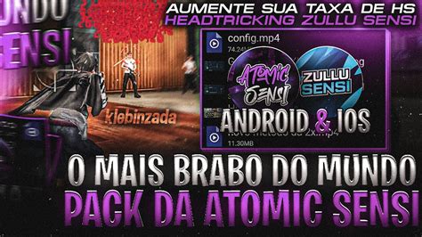 Painel Headtrick Zullu Ff Pack Da Atomic Sensi Android Ios