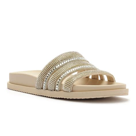 Chinelo Tiras Glam Anacapri Nude