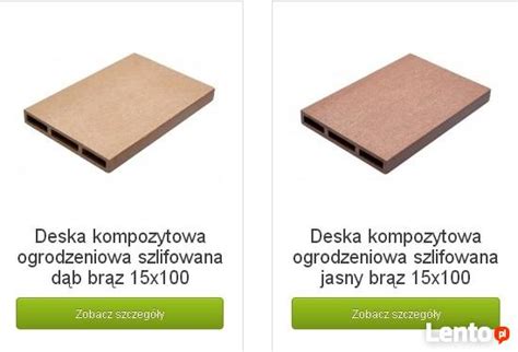 Deska Kompozytowa Ogrodzeniowa Szlifowana Antracyt 15x100mm Gorlice