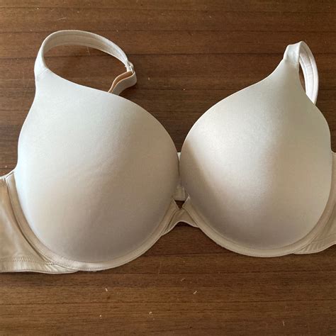 Cacique Nude Smooth Boost Plunge Bra Size 44c Gem
