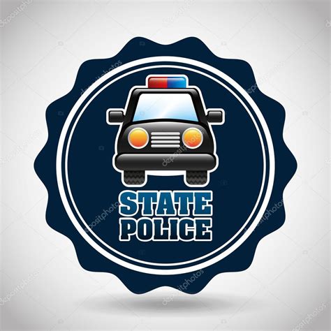 State police design Stock Illustration by ©yupiramos #97236542