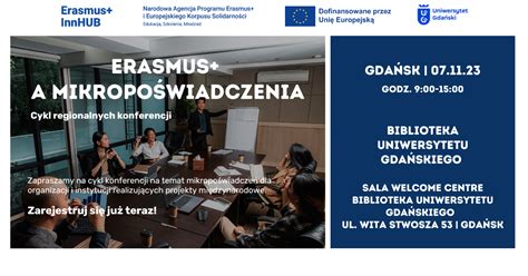 Erasmus A Mikropo Wiadczenia Spotkanie Informacyjne W Gda Sku