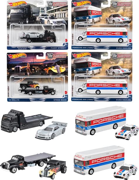 楽天市場BOXホットウィール Hot Wheels チームトランスポート 4台入りアソート FLF56 986W バトンストア 楽天市場店