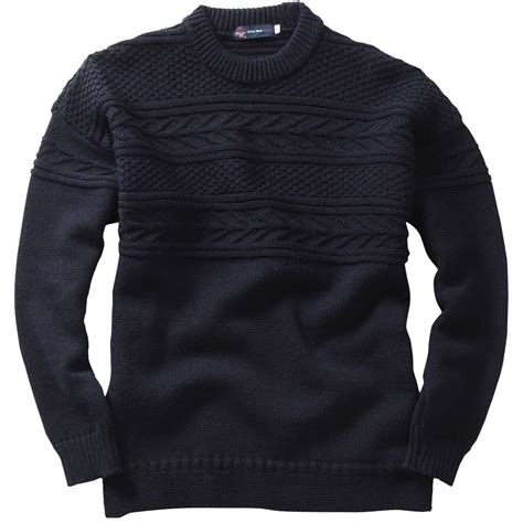 Guernsey Sweater Crew Neck Made In The Uk