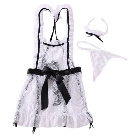 BauDung Womens Sexy Lingerie See Through Lingerie Sexy Fancy Roleplay Outfit Sets Sheer Dresses