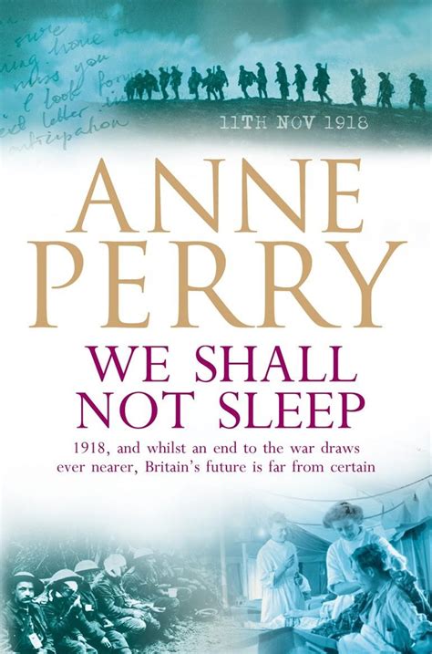 We Shall Not Sleep Anne Perry Author Mysteries