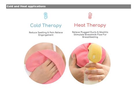 Breastcare Breast Therapy Gel Bead Ice Pack Reusable Hot Cold Therapy Breastfeeding Gel Pads