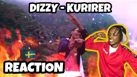 AMERICAN REACTS TO SWEDISH RAP DIZZY KURIRER OFFICIAL MUSIC VIDEO