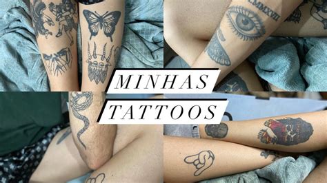 Mostrando Minhas Tatuagens Eu Fazia Minhas Pr Prias Tatuagens Youtube