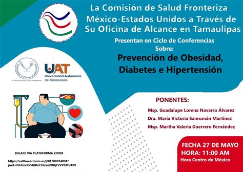 Ciclo De Conferencias Obesidad Diabetes E HipertensiÓn Salud Fronteriza