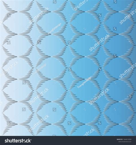 thai pattern blue background wallpaper designvector stock vector