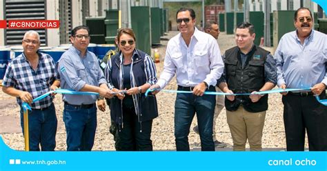 Presidenta Xiomara Castro inaugura instalación de 20 MW de energía en