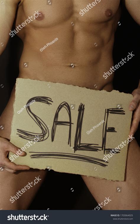 Strong Stripped Nude Muscle Male Model Stock Photo 1703064025 Shutterstock