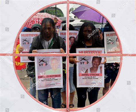 Veiled Protesters Mostly Relatives Victims Alleged Editorial Stock