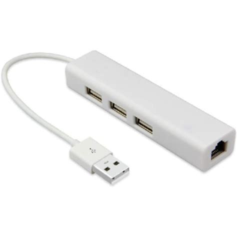 Hub Usb Vers Rj45 Adaptateur Usb 20 Vers Ethernet Haute Vitesse Type