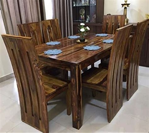 6 Seater Teak Wood Dining Table At Rs 45000 Piece Teak Wood Dining