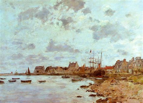 The Port At Deauville Eugene Louis Boudin Oil Painting Eugene