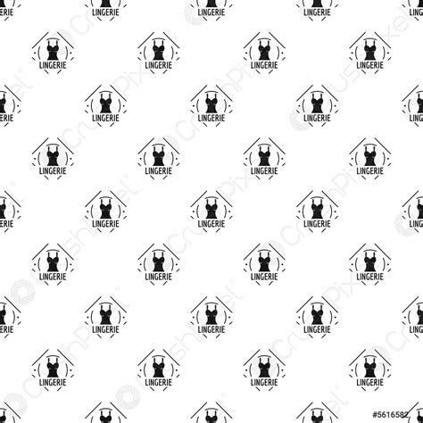 Lingerie Pattern Vector Seamless Stock Vector Crushpixel