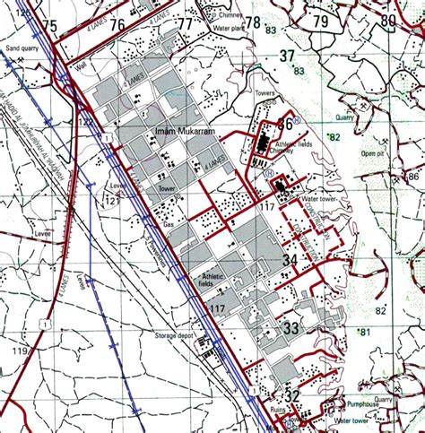 Tikrit, Iraq 2007 City Topographical Map – Battle Archives