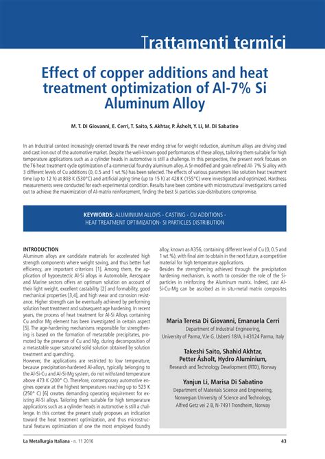 Alloy Understanding Extruded Aluminum Alloys Off