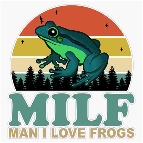 Amazon Milf Man I Love Frogs Sticker Sticker Decal Bumper Sticker