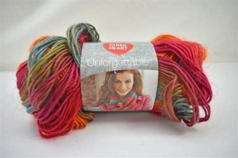 Red Heart Unforgettable Acrylic Soft Roving Yarn 1 Skein Color Sunrise 3977 Ebay