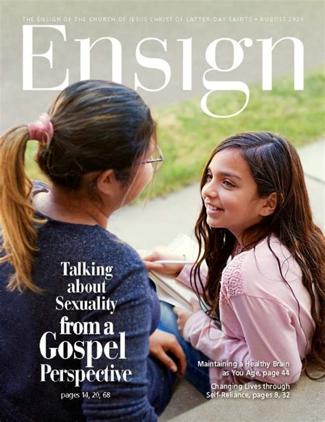 Aug 2020 Ensign Lds365 Resources From The Church And Latter Day Saints Worldwide