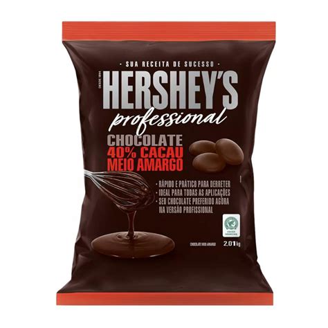 Cobertura Hershey's - Cobertura Hershey's Chocolate Meio Amargo 40% 2,01kg | Shopee Brasil