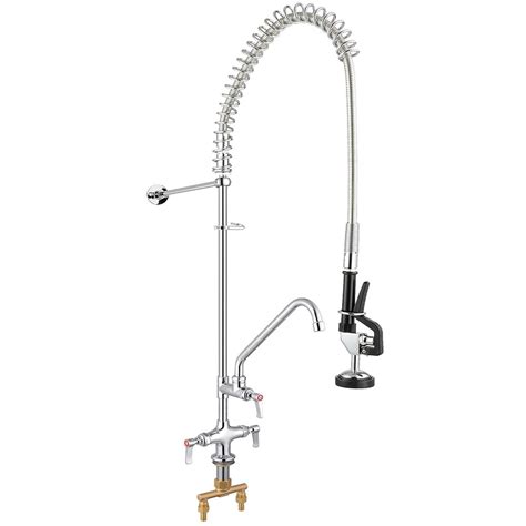 Aquaterior Commercial Pre Rinse Faucet Pull Out Down Sink Kitchen