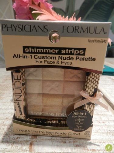Physicians Formula Shimmer Strips All In Custom Nude Palette For Face Eyes