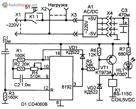 Микросхема 4060 описание и схема включения