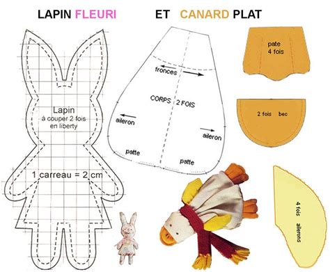 Doudou Patron Patterns Et Cie Et Et Doudous Patrons Patterns